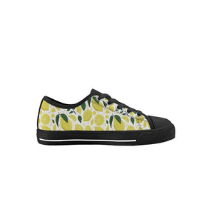 Lemon Kid's Low Top Canvas Shoes