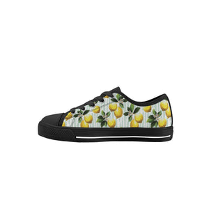 Lemon Kid's Low Top Canvas Shoes