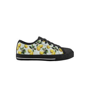 Lemon Kid's Low Top Canvas Shoes