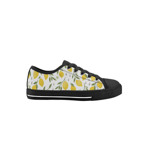 Lemon Kid's Low Top Canvas Shoes