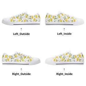 Lemon Women's Low Top Canvas Shoes