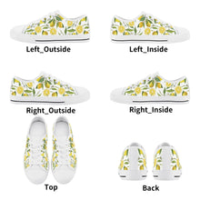 Lemon Kid's Low Top Canvas Shoes