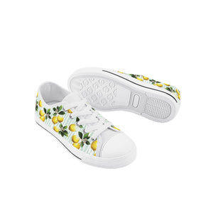 Lemon Kid's Low Top Canvas Shoes