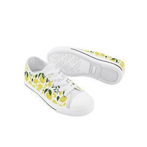 Lemon Kid's Low Top Canvas Shoes