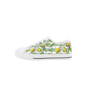 Lemon Kid's Low Top Canvas Shoes