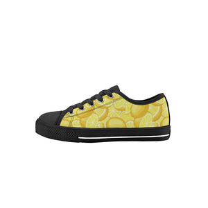 Lemon Kid's Low Top Canvas Shoes