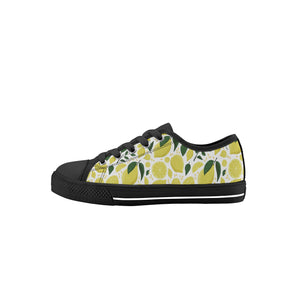 Lemon Kid's Low Top Canvas Shoes