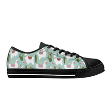 Llama Women's Low Top Canvas Shoes