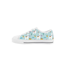 Llama Kid's Low Top Canvas Shoes