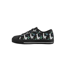 Llama Kid's Low Top Canvas Shoes