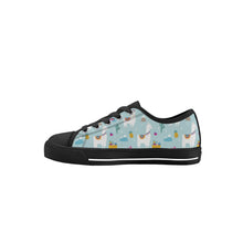 Llama Kid's Low Top Canvas Shoes