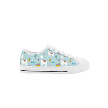 Llama Kid's Low Top Canvas Shoes