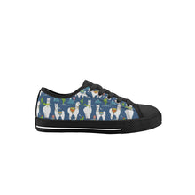 Llama Kid's Low Top Canvas Shoes