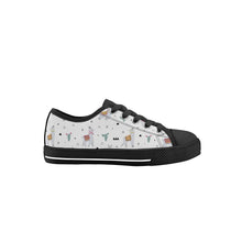 Llama Kid's Low Top Canvas Shoes