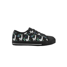 Llama Kid's Low Top Canvas Shoes