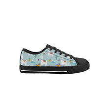 Llama Kid's Low Top Canvas Shoes