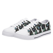 Llama Women's Low Top Canvas Shoes