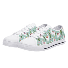 Llama Women's Low Top Canvas Shoes