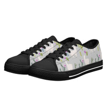 Llama Women's Low Top Canvas Shoes