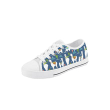 Llama Kid's Low Top Canvas Shoes