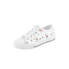 Llama Kid's Low Top Canvas Shoes