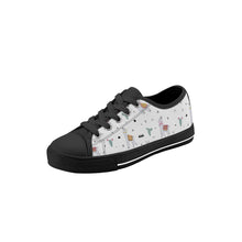 Llama Kid's Low Top Canvas Shoes