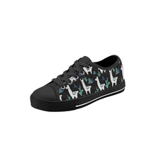 Llama Kid's Low Top Canvas Shoes