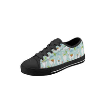 Llama Kid's Low Top Canvas Shoes