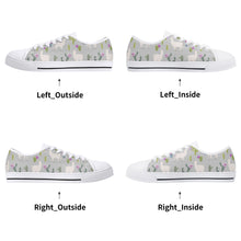 Llama Women's Low Top Canvas Shoes