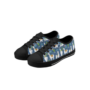 Llama Kid's Low Top Canvas Shoes