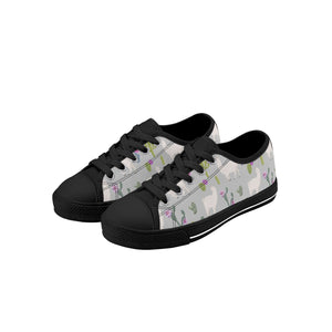 Llama Kid's Low Top Canvas Shoes