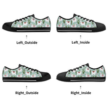 Llama Women's Low Top Canvas Shoes