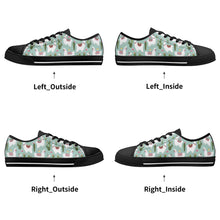 Llama Women's Low Top Canvas Shoes