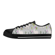 Llama Women's Low Top Canvas Shoes