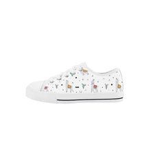 Llama Kid's Low Top Canvas Shoes