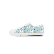 Llama Kid's Low Top Canvas Shoes