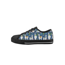 Llama Kid's Low Top Canvas Shoes