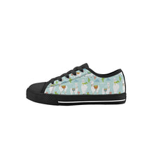 Llama Kid's Low Top Canvas Shoes