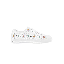 Llama Kid's Low Top Canvas Shoes