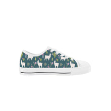 Llama Kid's Low Top Canvas Shoes