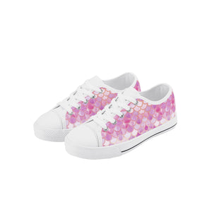 Mermaid Kid's Low Top Canvas Shoes