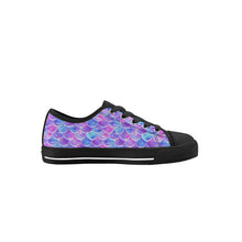 Mermaid Kid's Low Top Canvas Shoes