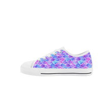 Mermaid Kid's Low Top Canvas Shoes