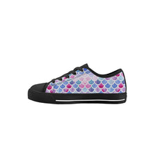 Mermaid Kid's Low Top Canvas Shoes