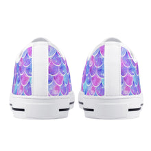 Mermaid Women's Low Top Canvas Shoes