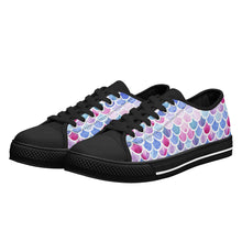 Mermaid Women's Low Top Canvas Shoes