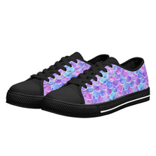 Mermaid Women's Low Top Canvas Shoes