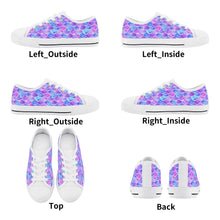 Mermaid Kid's Low Top Canvas Shoes