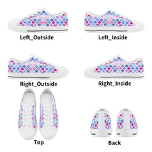 Mermaid Kid's Low Top Canvas Shoes