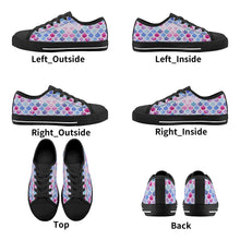 Mermaid Kid's Low Top Canvas Shoes